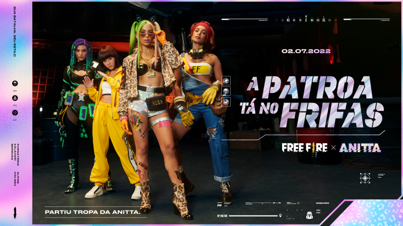 Anitta ganha personagem 'A Patroa' no Free Fire - Geek - Diário do Nordeste