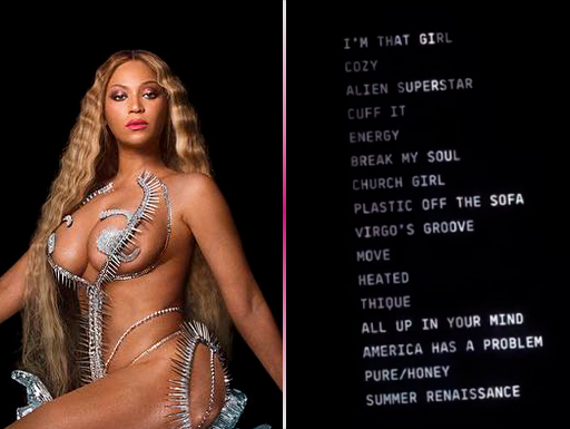 Fãs brincam com tracklist do novo álbum de Beyoncé