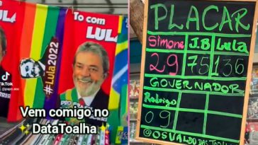 Data Toalha: meme avalia popularidade de Lula e Bolsonaro nas ruas