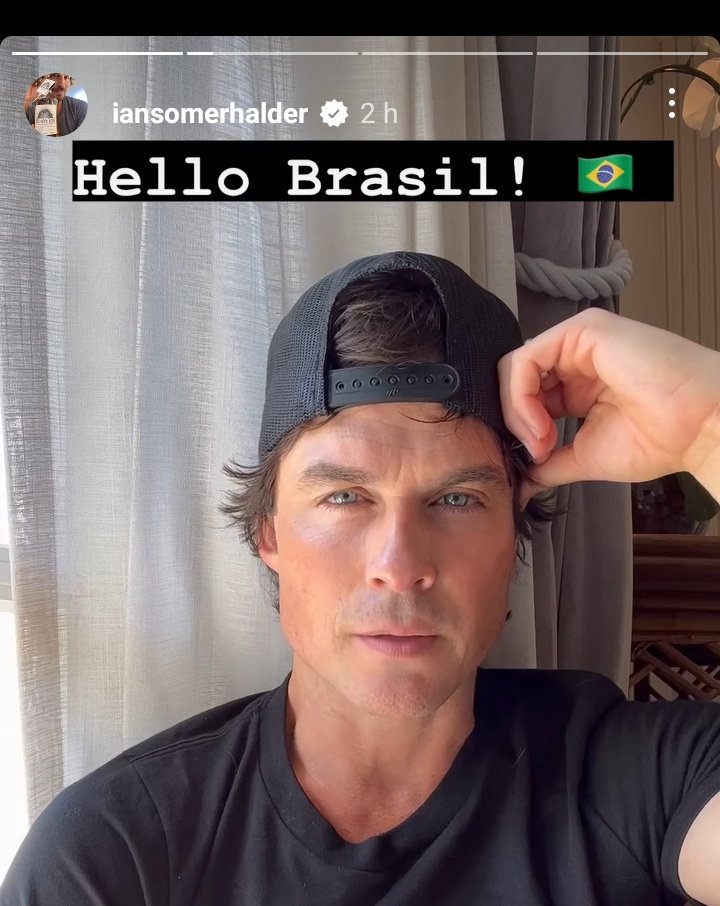 Ian Somerhalder admite que acertou vinda para UcconX na véspera do evento