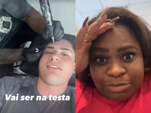 Marido de Jojo Todynho tatuou nome da cantora na testa? Veja!