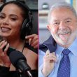 Anitta exibe conversa com Lula durante o "Pod Delas"