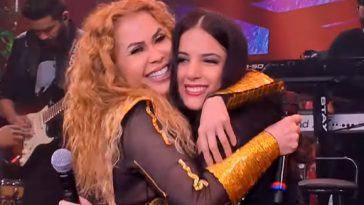 Faustão na Band: Joelma faz cover de Marisa Monte com sua filha