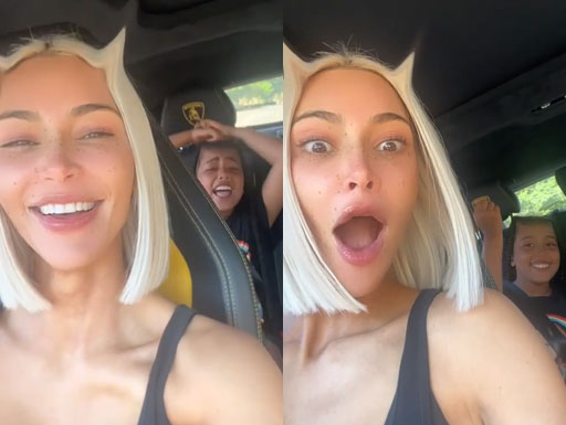 Eita! Kim Kardashian leva bronca da própria filha em vídeo