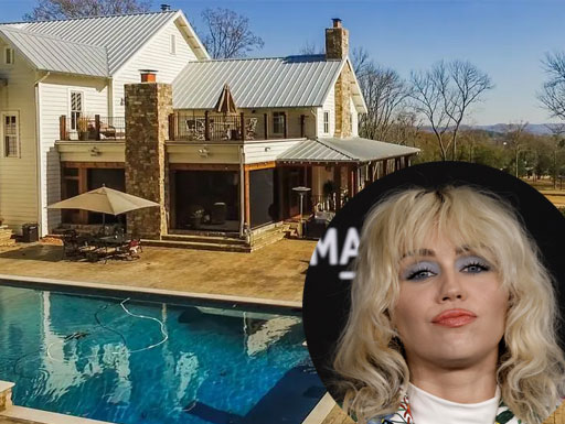 Miley Cyrus lucra 150% com venda de rancho por R$ 75 milhões!