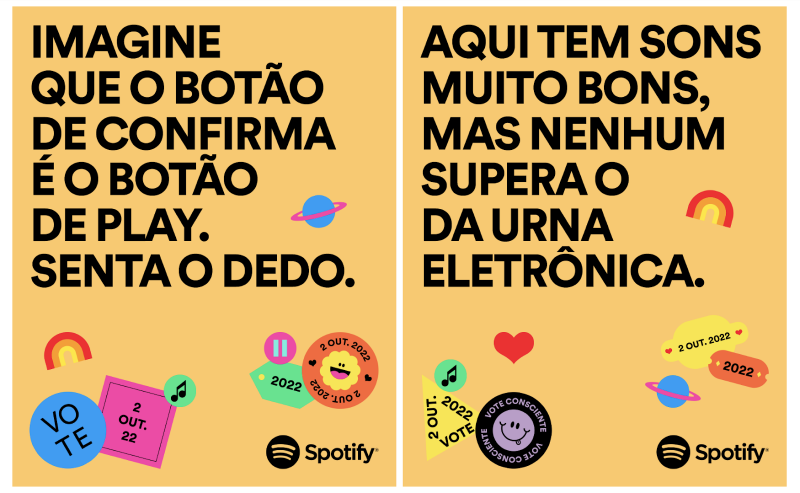 Spotify incentiva o voto consciente entre os jovens eleitores