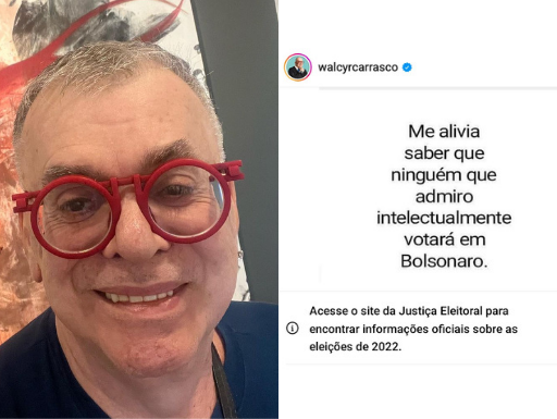 Indireta? Walcyr Carrasco faz publicação contra bolsonaristas e web reage