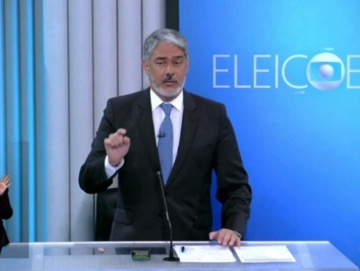 Durante cobertura, Bonner exalta o sistema eleitoral brasileiro