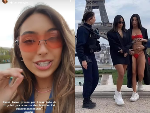 Vanessa Lopes, Gabriela Versiane e Gabily foram barradas em Paris
