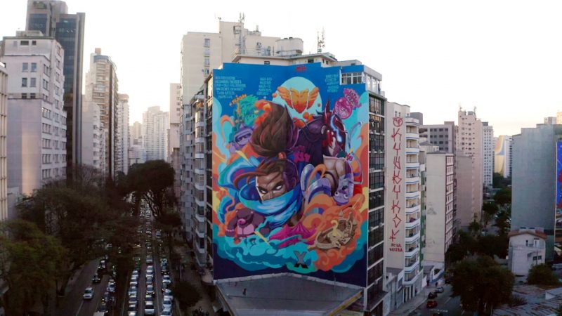 Mural League of Legends São Paulo