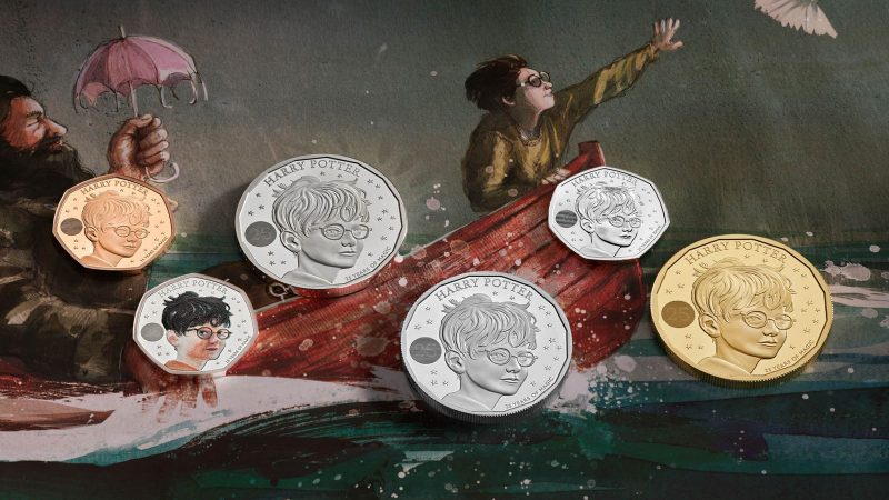Harry Potter moedas especiais 25 anos