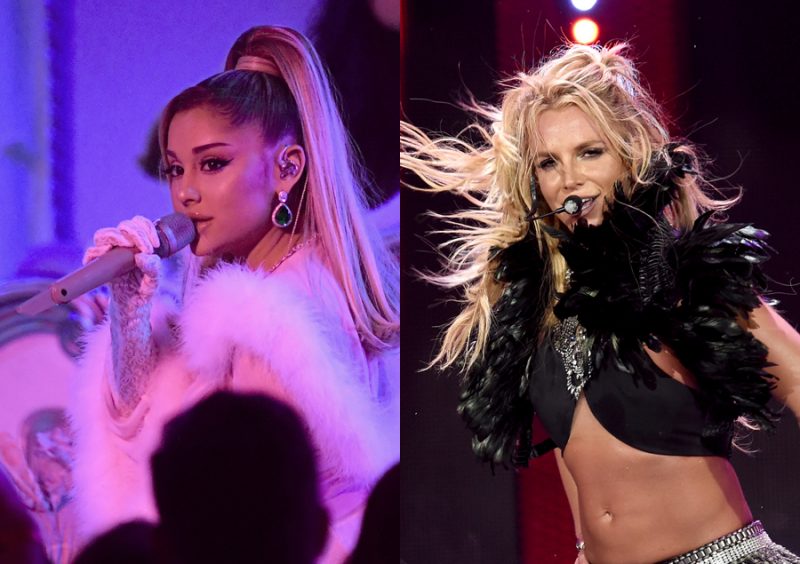 Fofas: Ariana Grande e Britney Spears trocam elogios nas redes sociais