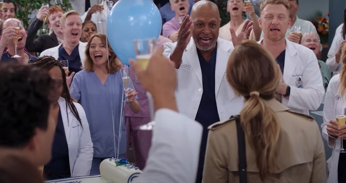 Meredith se despede em comercial de 