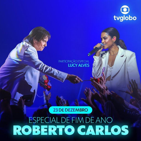 Lucy Alves cantará no especial do Rei Roberto Carlos