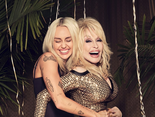 Miley Cyrus diz que Dolly Parton ficou chocada quando disse que ficaria  morena | POPline