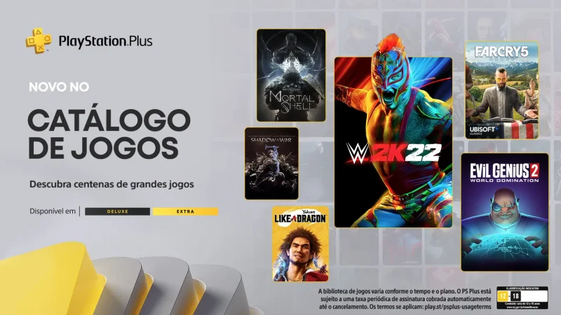 PlayStation Plus Extra Deluxe Dez 2022
