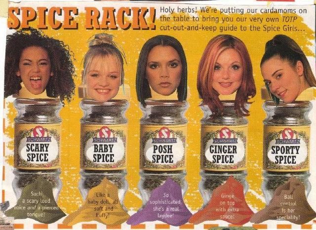 Spice Girls nicknames