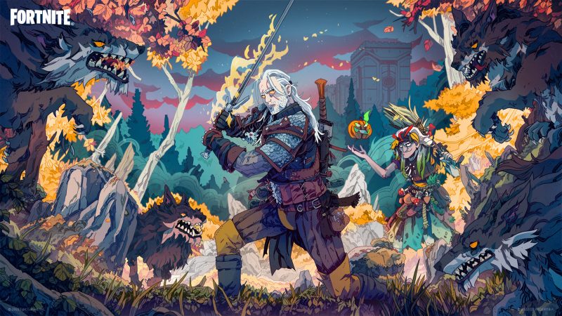 Fortnite Geralt de Rívia The Witcher
