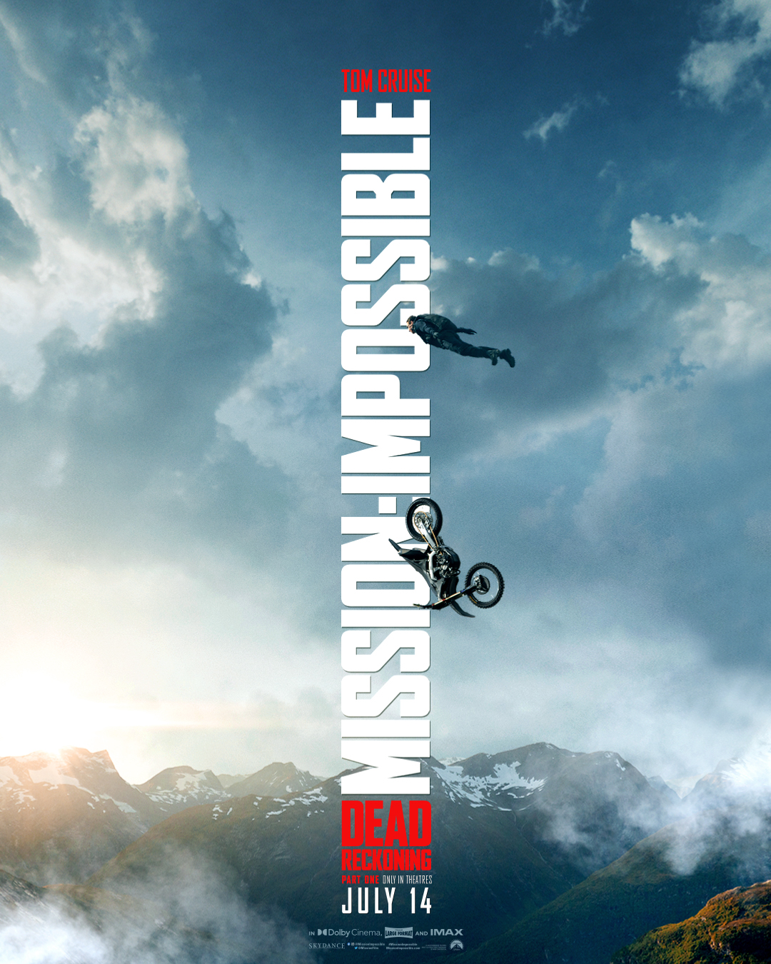"Missão: Impossível 7": pôster adianta cena mais perigosa de Tom Cruise