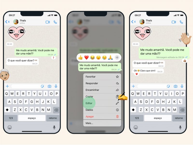 Saiba como editar mensagens no WhatsApp após o envio