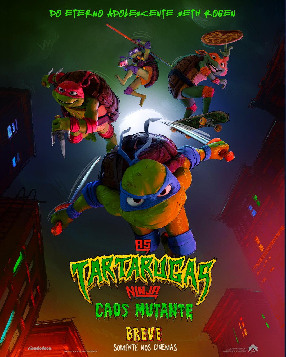 Tartarugas Ninja - Revelado o primeiro trailer do novo desenho animado!