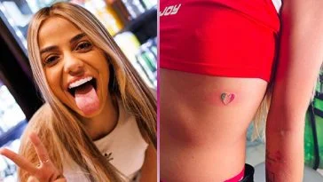 Qual é o país? Público aponta erro em nova tatuagem de Key Alves