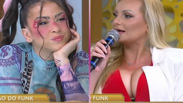 MC Pipokinha e Mulher Pera brigam em programa de TV: "Tem que respeitar"
