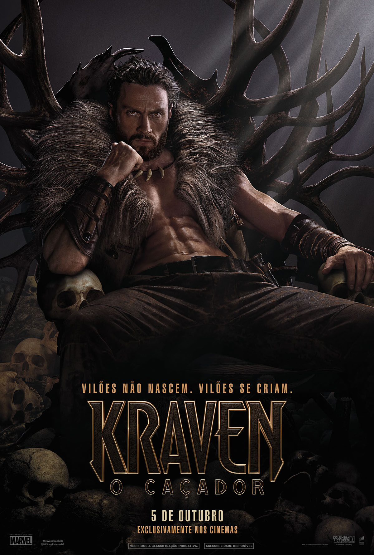 Trailer de "Kraven - O Caçador" tem três minutos e mostra origem do vilão