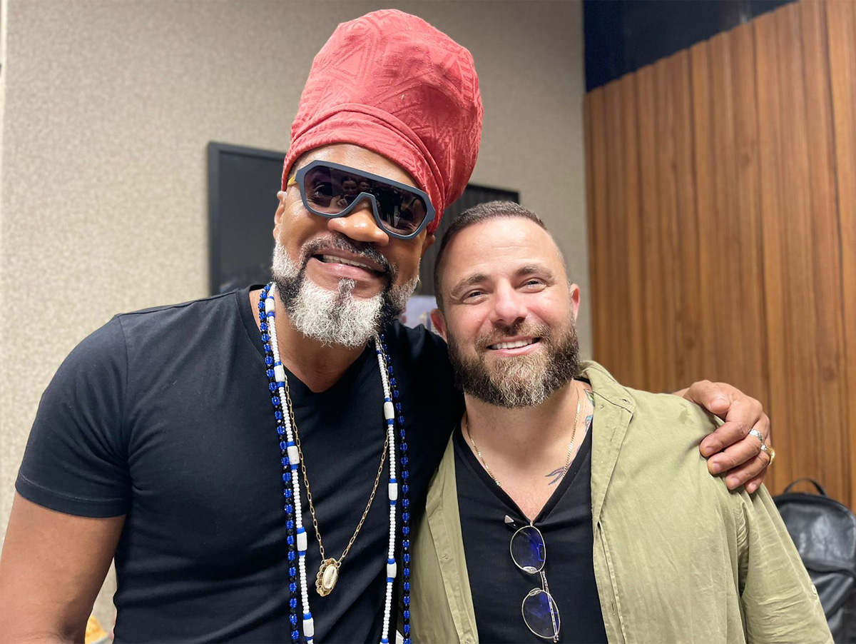 Carlinhos Brown e Fabio Almeida