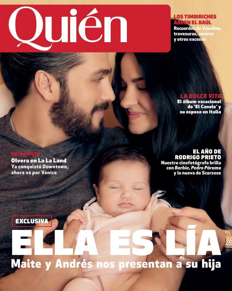 RBD: Pequena Lía! Veja as primeiras fotos da filha de Maite Perroni