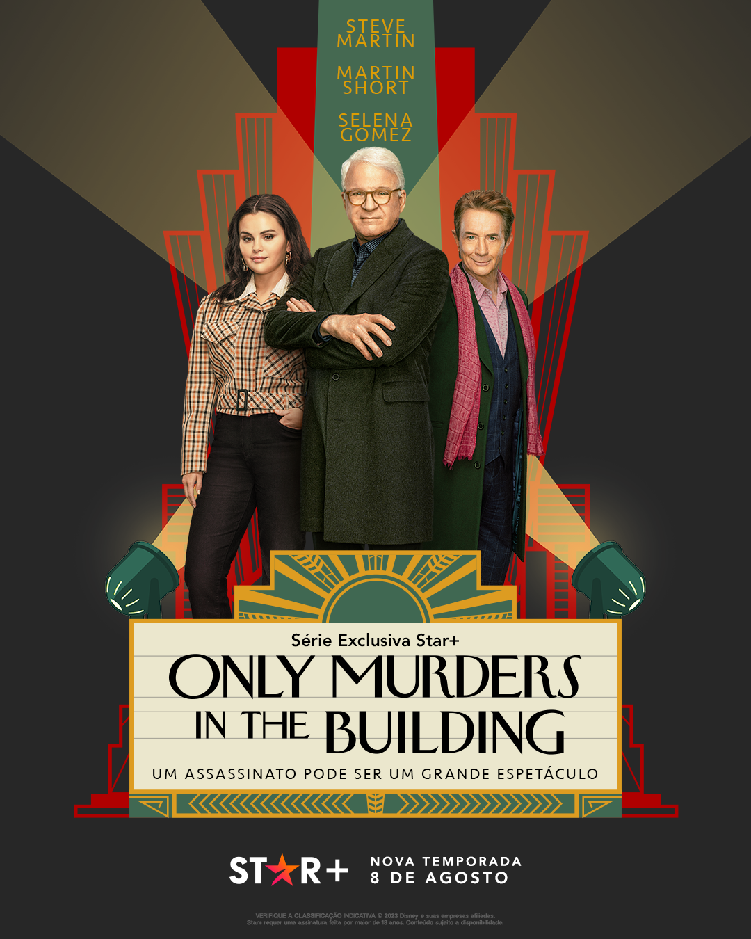 Confira 6 pôsteres da 3ª temporada de "Only Murders In the Building"