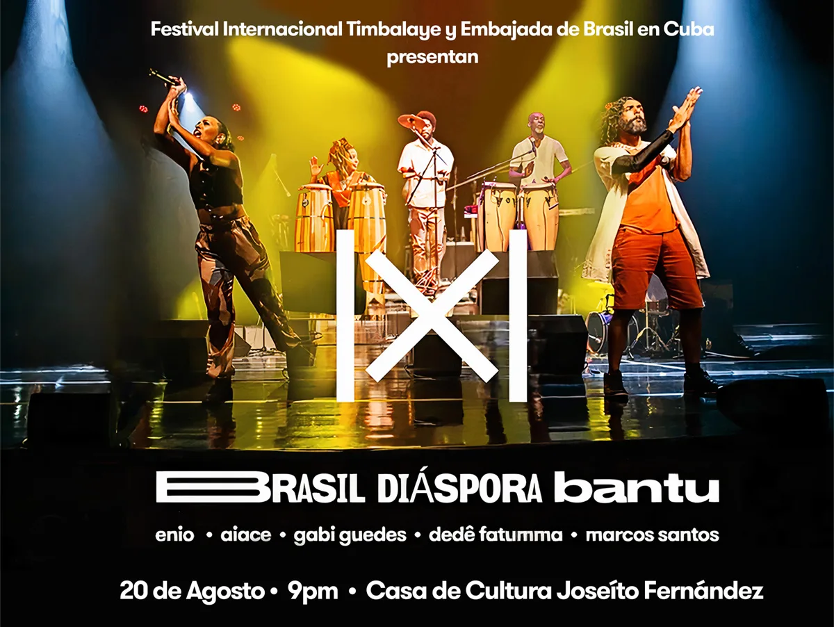 Selo criativo IXI representa o Brasil e a cultura afro-diaspórica em Festival de Música em Cuba