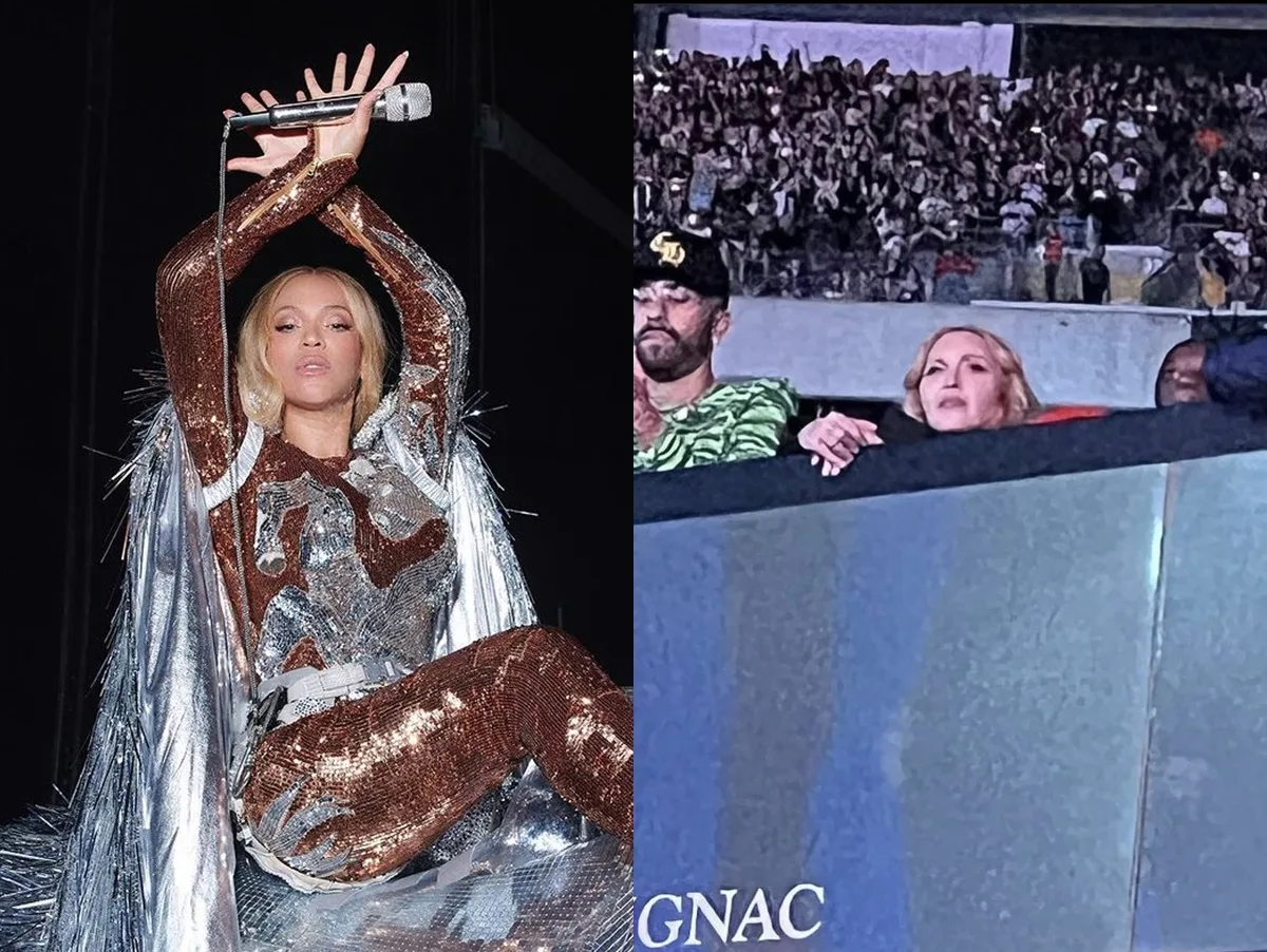 madonna at beyonce tour