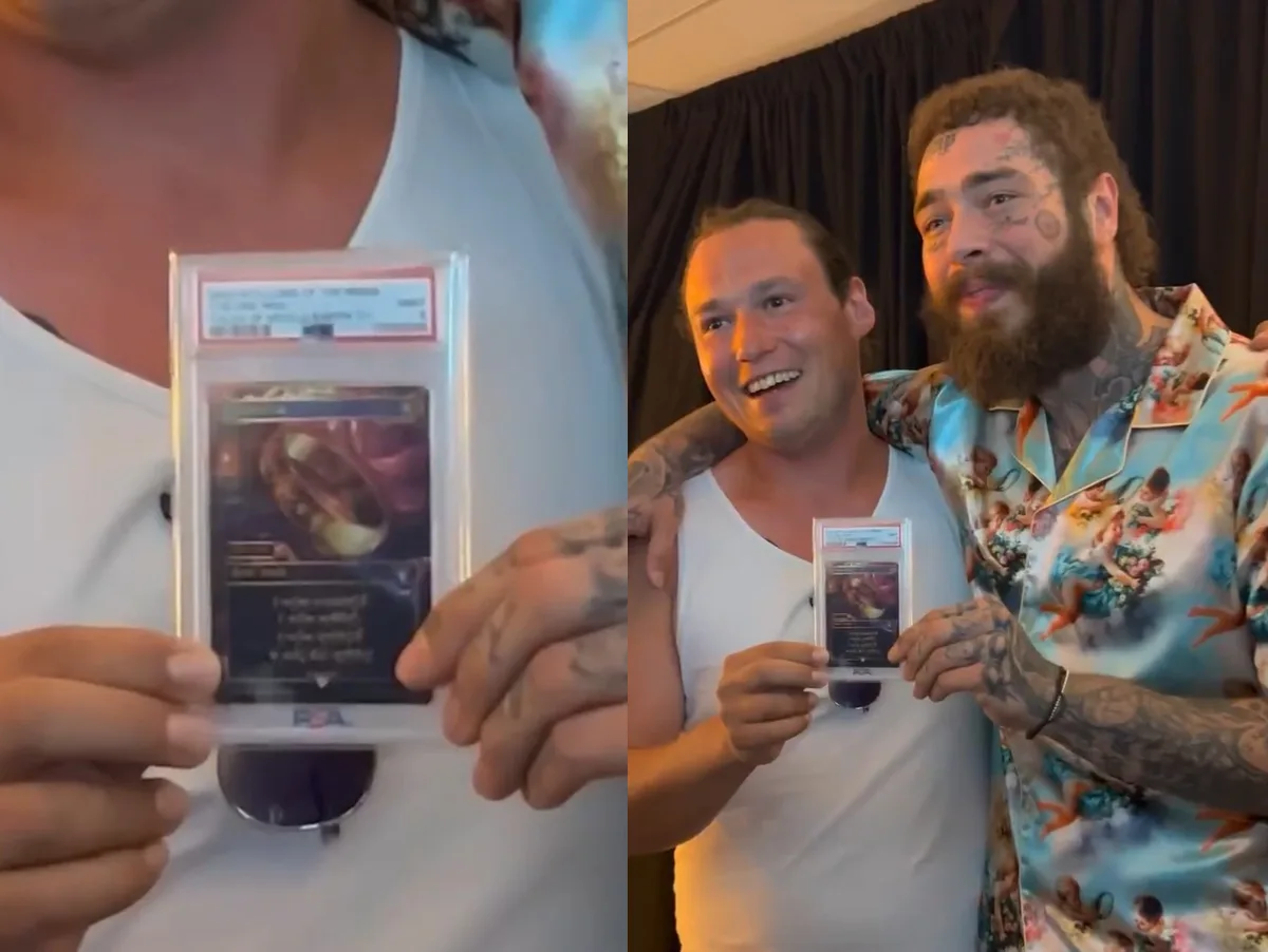 Post Malone paga mais de US$ 2 milhões em carta rara de "Magic: The Gathering"