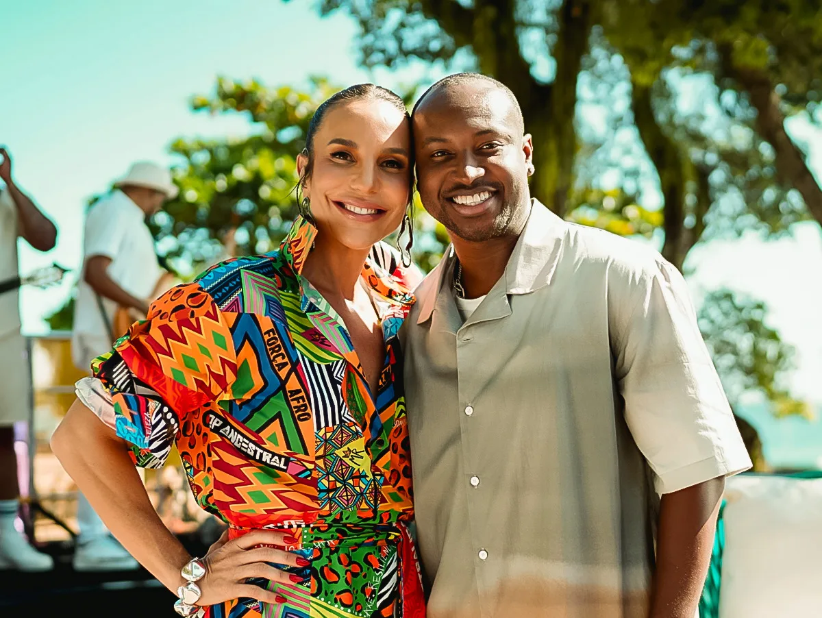 Ivete Sangalo e Thiaguinho gravam juntos o ‘Pipoca da Ivete’, em Salvador