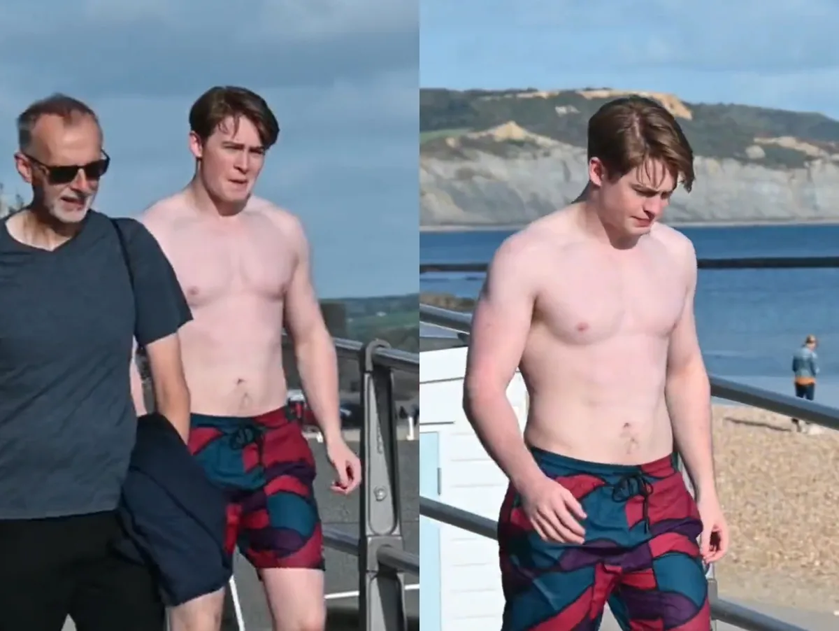 Corre aqui, Charlie! Kit Connor aparece sem camisa no set de "Heartstopper"