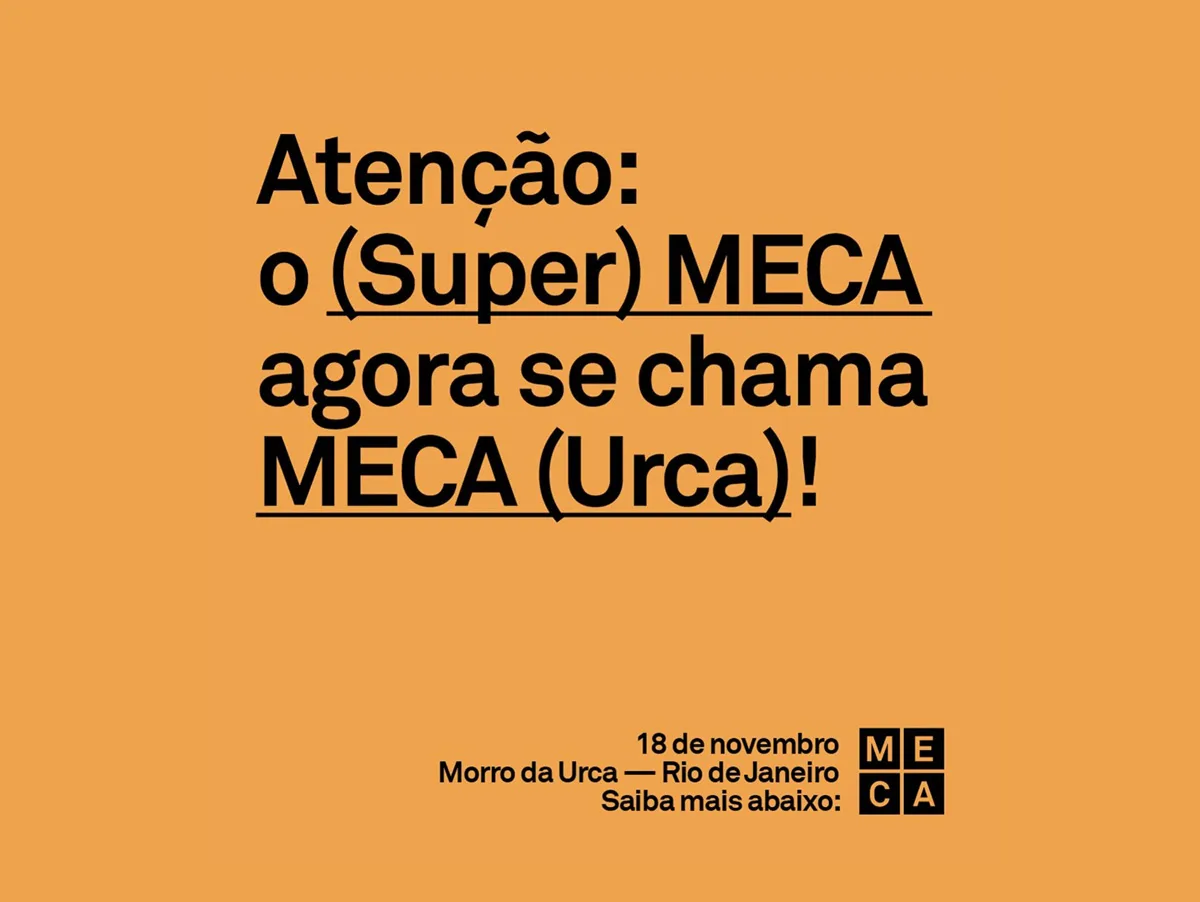 '(Super) MECA' altera local, line-up e festival passa a ser 'MECA (Urca)'