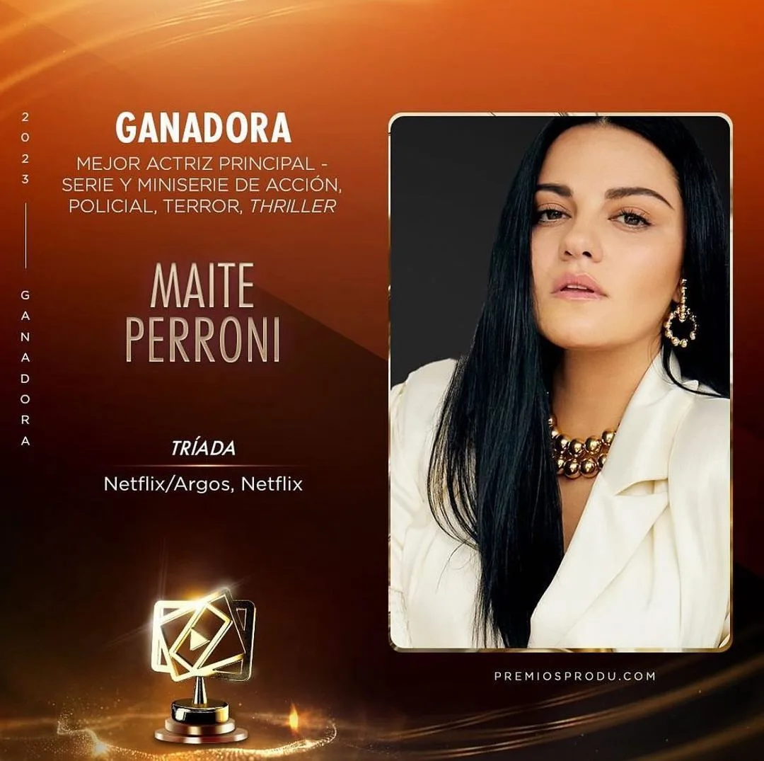 Em turnê com RBD, Maite Perroni ganha prêmio como atriz