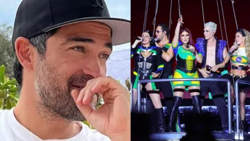 Fã exibe Poncho para telão do show do RBD, e ator compartilha vídeo