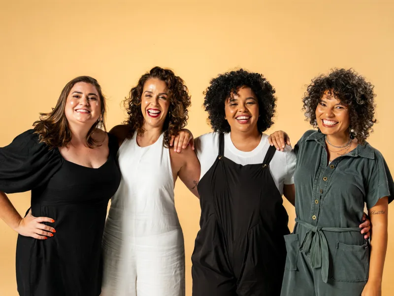 Amanda de Moura, Potyra Lavour, Natália Improta e Ana Amélia Nunes, sócias da IDW