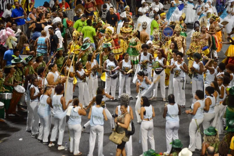 Carnaval Ouro Negro, promovido pelo Governo do Estado da Bahia, no Carnaval de Salvador em 2023. Foto: Divulgação/Secult-BA