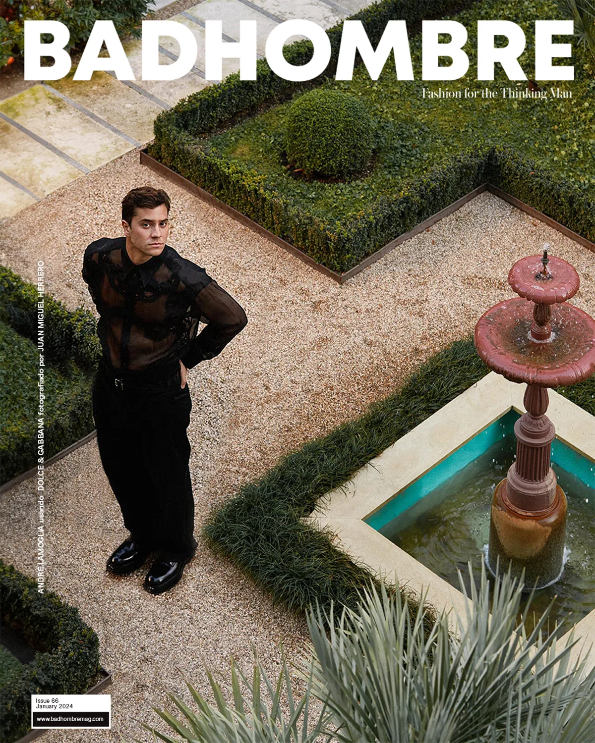 Internacional: André Lamoglia, de "Elite", é capa da revista no México