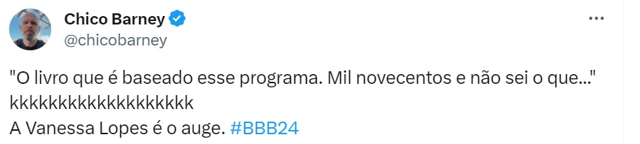 BBB 24: Vanessa Lopes vira piada ao citar livro que não leu