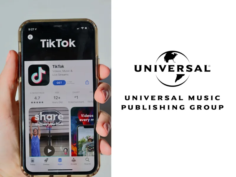 TikTok inicia remoção do catálogo da Universal Music Publishing da plataforma
