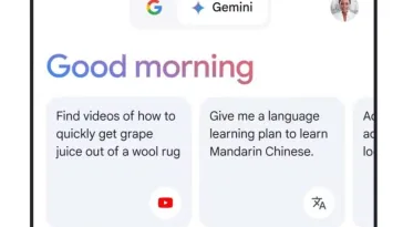 Gemini estará disponível como aplicativo para dispositivos Android e se integrará ao aplicativo do Google para iOS. Foto: Divulgação/Google