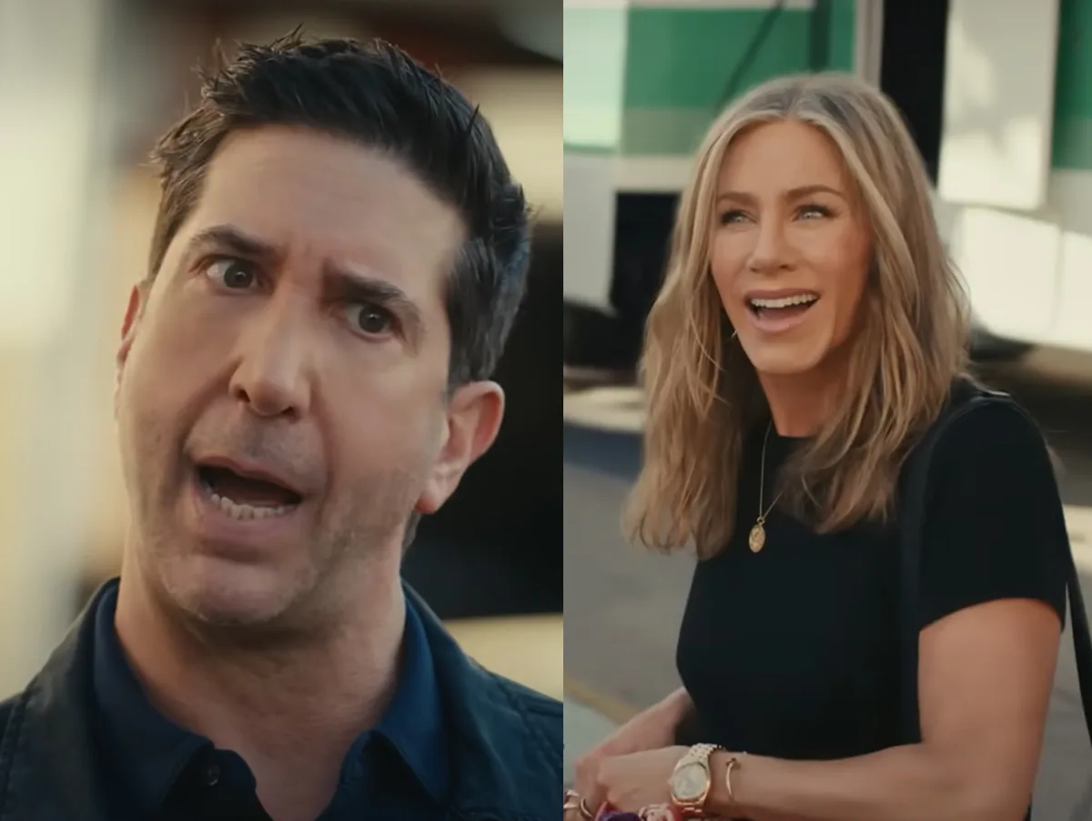 Comercial reúne Jennifer Aniston e David Schwimmer, de "Friends"