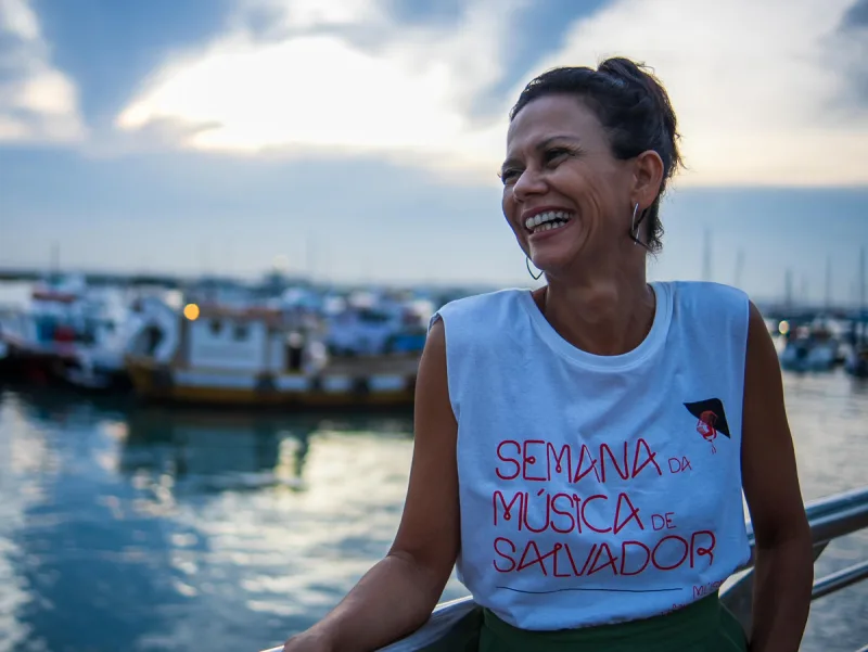 Soraia Oliveira, Empreendedora na Rede Lab, curadora e gestora da Semana da Música de Salvador (SMS)