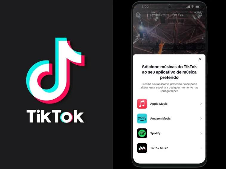 TikTok lança ferramenta 'Adicionar a App de Música no Brasil