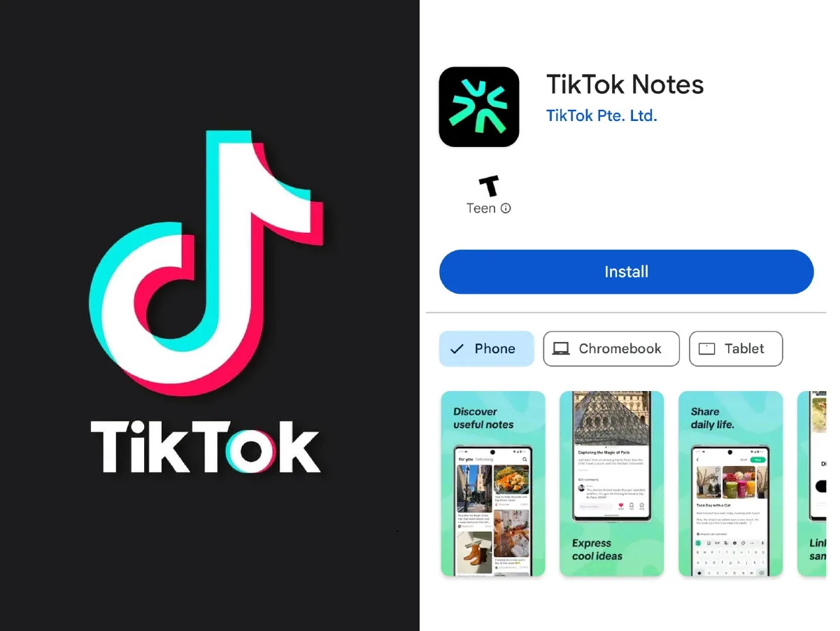 tiktok notes apk