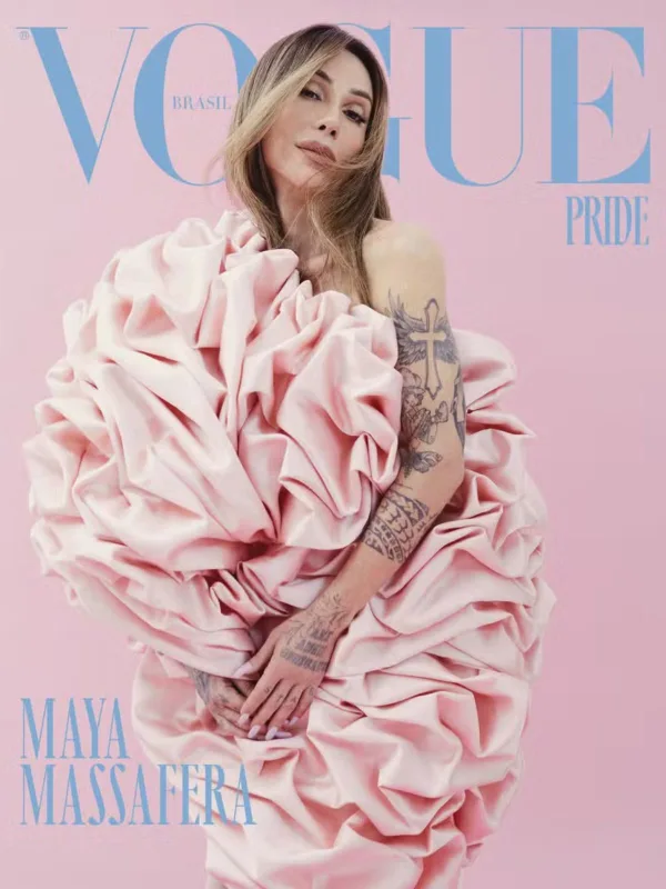 Capa da Vogue, Maya Massafera celebra Mês do Orgulho com carta aberta